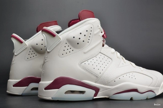 Bmlin shoes 384664-116 white Retro Maroon 6 Air Jordan 0728